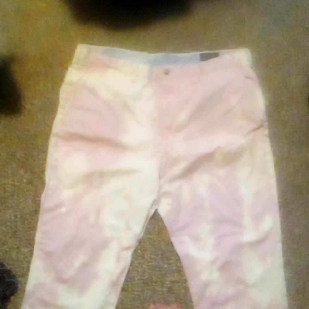 Pink polo pants